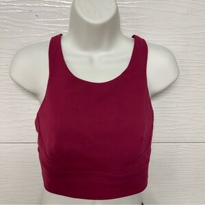 EUC Lululemon Plum/Burgundy Sports Bra Size 12